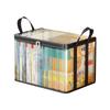 Large Transparent Foldable Book Storage Box - Dustproof Artifact for Students and Old Books
