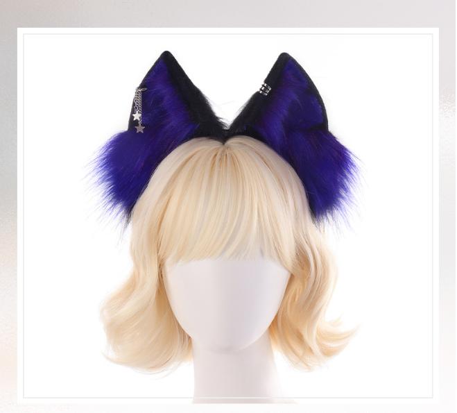 Halloween Headband Cosplay Plush Simulation Ear Headpiece