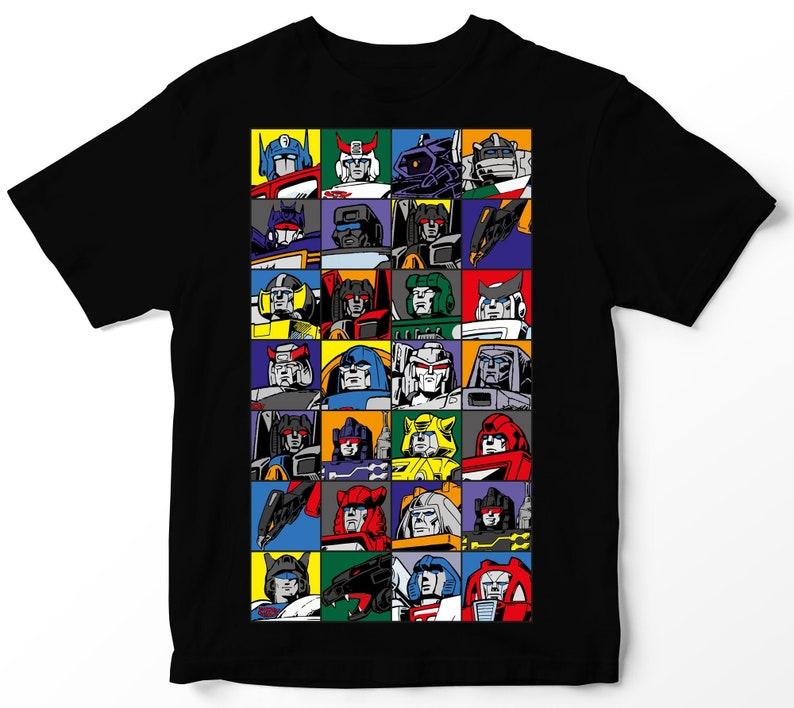 202526 Summer Tshirt Vintage Style Transformers100 Cotton Printed Tshirt for Men Robot Vintage Cotton Quick Dry Round Collar
