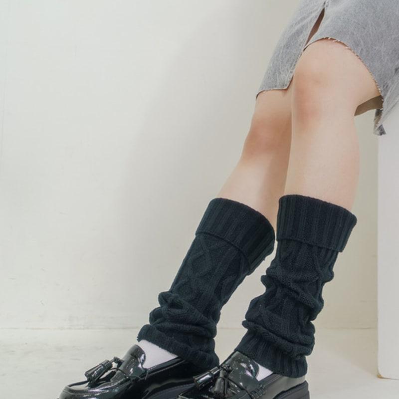 Meminn Drawing Knit Leg Warmer 3colors