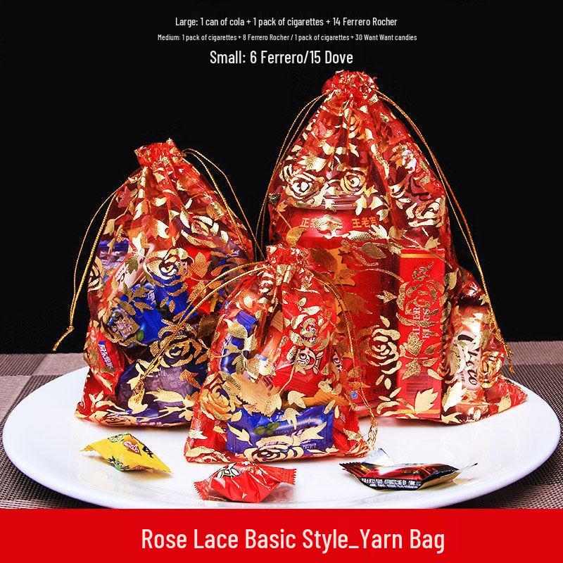 Chinese Style Wedding & Party Favor Candy Bags and Gift Boxes