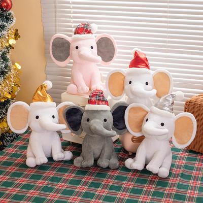Hat Elephant Doll Plush Toy Cute Baby Elephant Doll Children Accompany Soothing Pillow Rag Doll