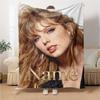 Custom Name Taylor Theme Printed Blanket Perfect For Couch Bed Travel Outdoor Use Machine Washable Cozy Durable