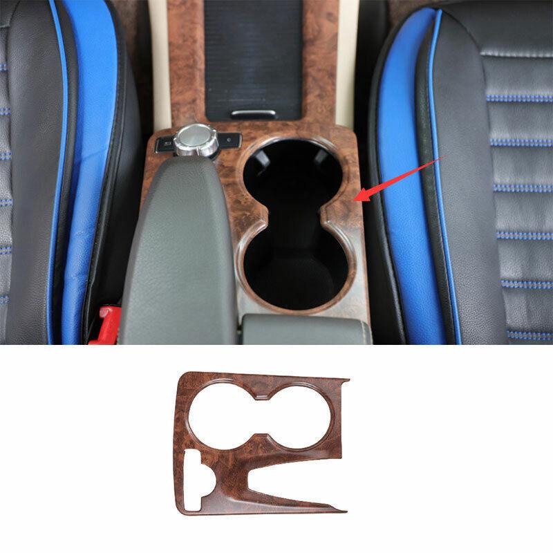 Peach Wood Grain Gear Water Cup Holder Panel Cover For Mercedes-Benz GLK 09-15