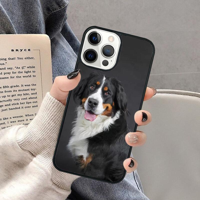 Bernese Mountain Dog Phone Case for iPhone 17 Air 16 16e 15 Plus for Apple 13 11 12 14 Pro Max Cover coque Shell