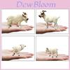 Childrens Pvc Farm Animal Model Set With Static Goat Figures For Play And Education