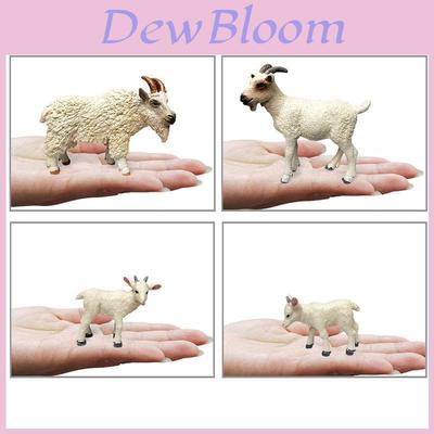 Childrens Pvc Farm Animal Model Set With Static Goat Figures For Play And Education