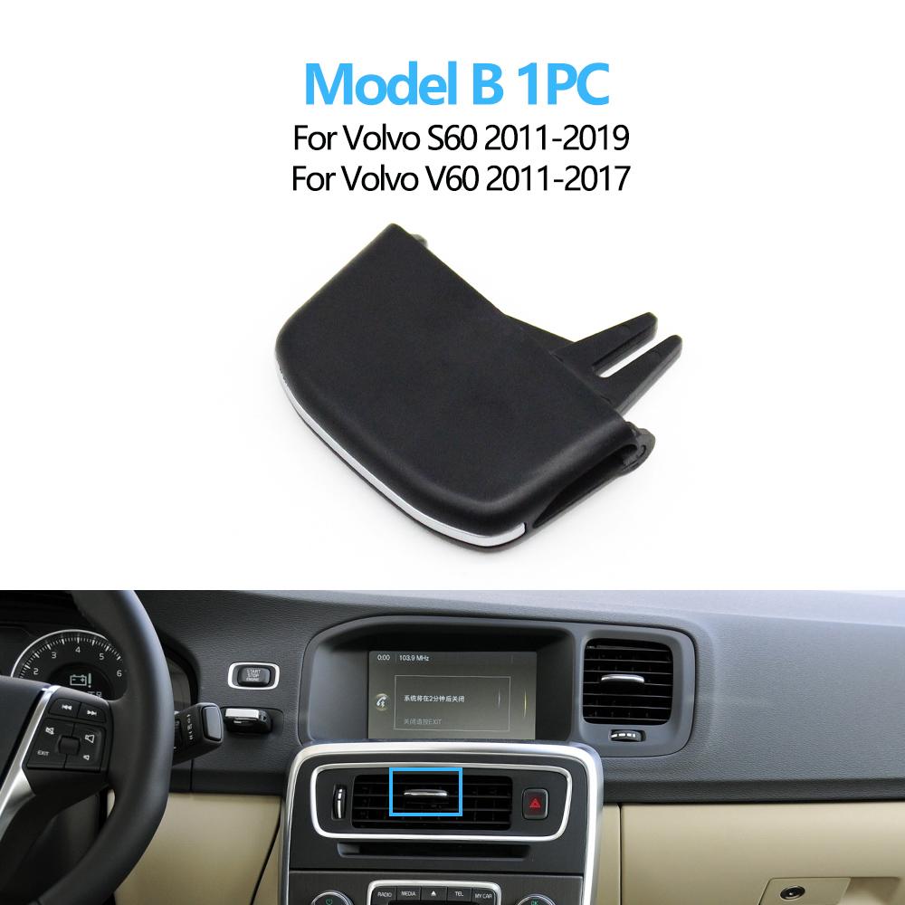 Car Front Air Conditioning AC Vent Grille Outlet Slider Tab Clip Repair Kit For Volvo S60 V60 V40 2011 2012 2013 2014 2015