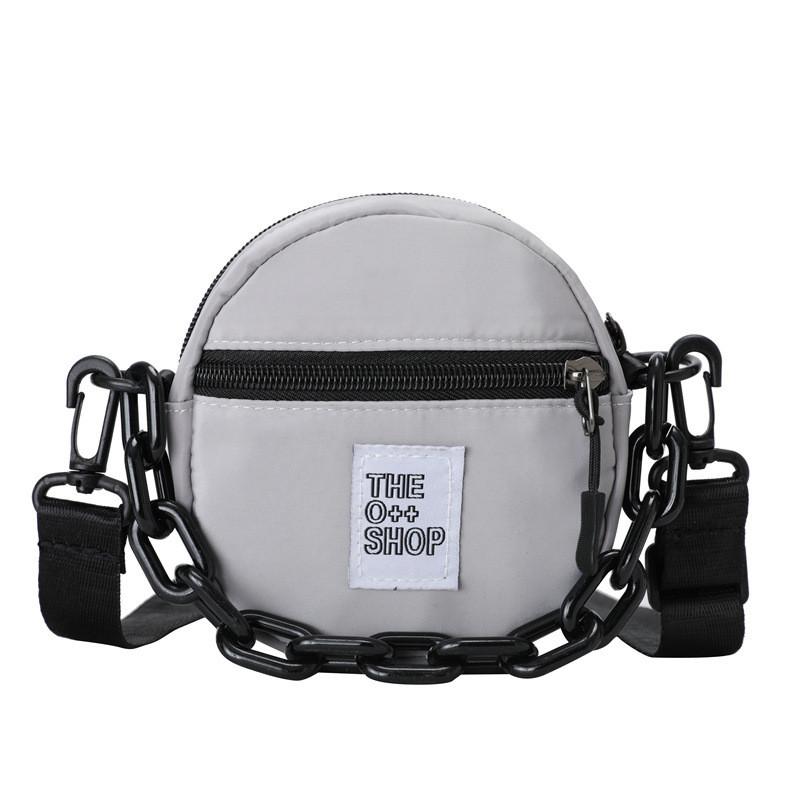 Stylish Mini Nylon Round Bag For Kids Lightweight And Trendy Children's Purse