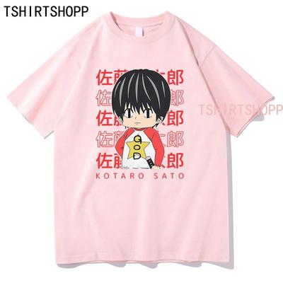 Nowa koszulka Manga Kotaro bawełniane topy 2022 Anime Kotaro żyje samotnie koszulki damskie letnia koszulka ubrania w stylu Harajuku odzież kawaii unisex