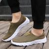 2026 New Sneakers Men Breathable Mesh Lightweight Casual Walking Man Shoes Slip-On Driving Men Loafers Zapatos Casuales