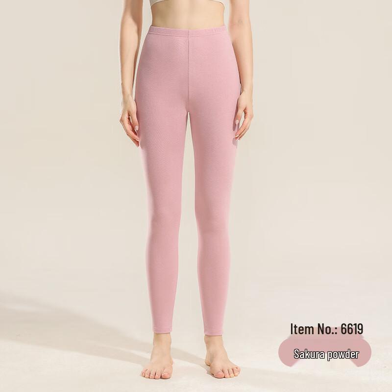 OEING Women's High-Waist Ribbed Thermal Leggings