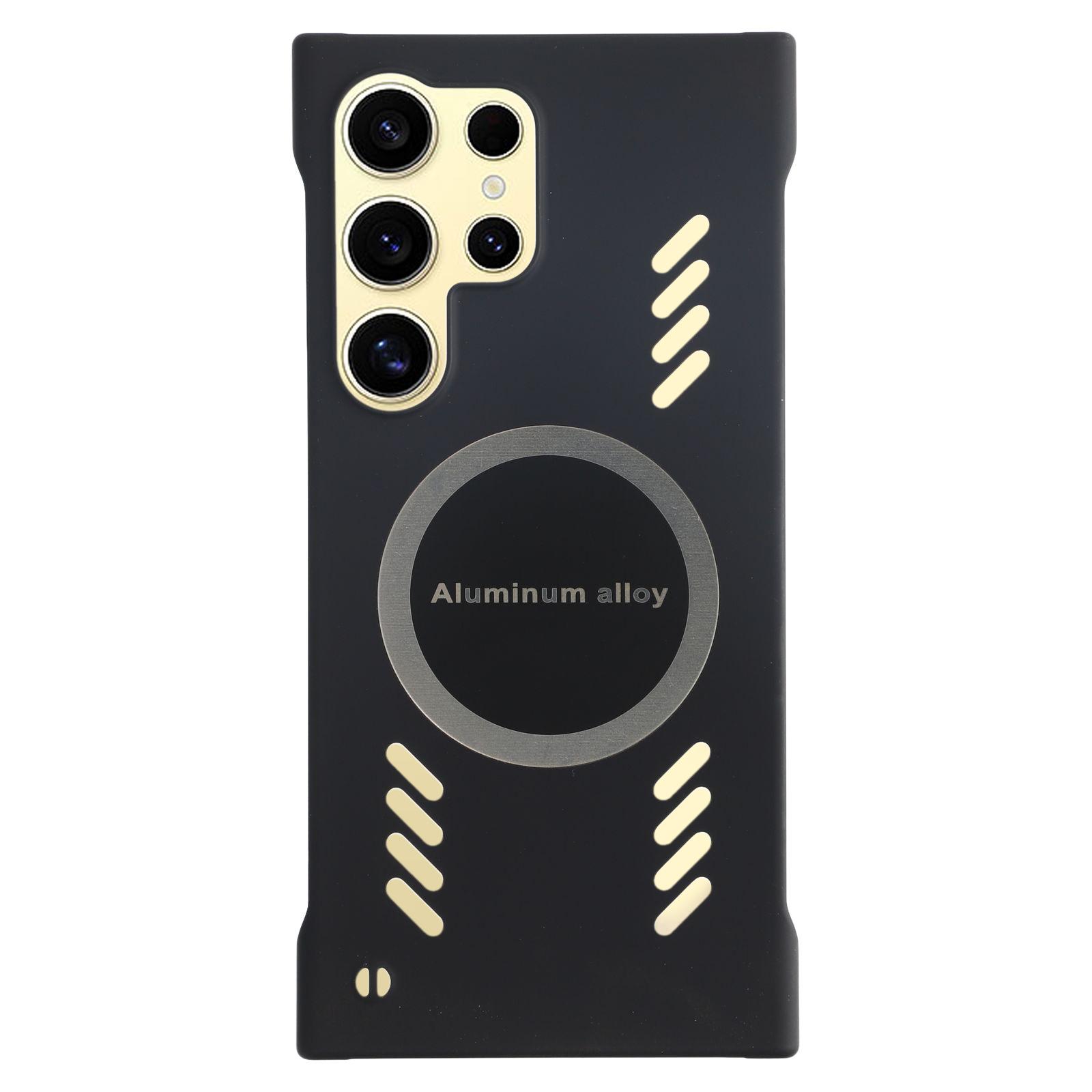 

For Samsung Galaxy S25 Ultra Case Hard PC Frameless Heat Dissipation Phone Cover Black