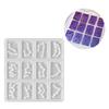 Astrological Silicone Mold For Handcrafted Necklace Charm Heat Resistant Zodiacs Charm Keychain Pendant Mould