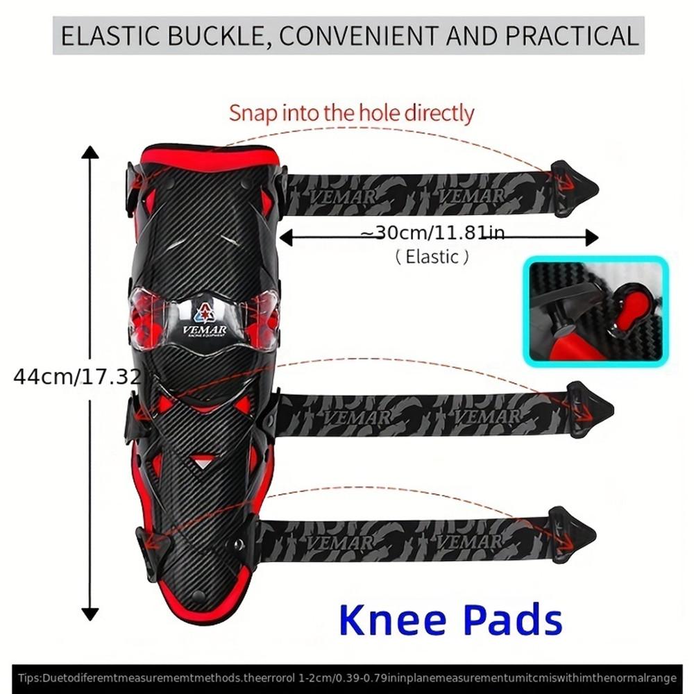 Vemar Motorcycle Knee Pads Safety Moto Guards Protection Men Scooter Leg Cover Riding Knee Protectors Women Motocross Equipment