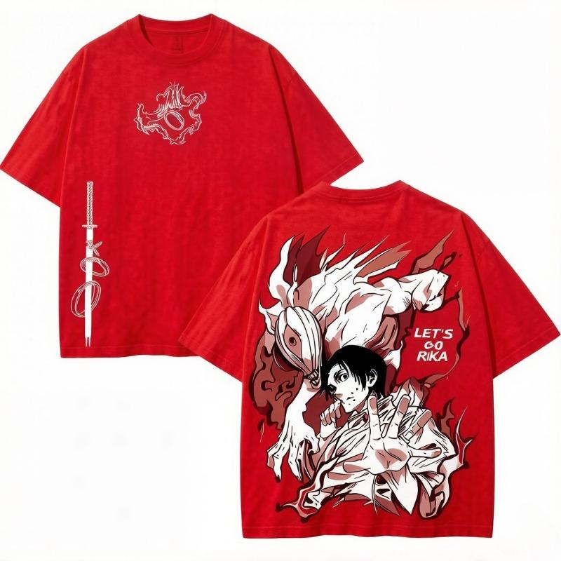 Okkotsu Yuta Jujutsu Kaisen Anime T-Shirt Vintage T-Shirt Herrenbekleidung Kurzarm Hohe Qualität Baumwolle T-Shirts Herrenbekleidung