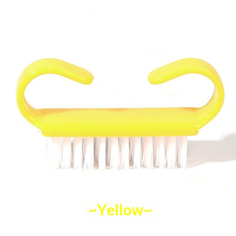 Soft Bristle Nail Dust Brush Non-slip Comfy Handle Pastel Colors Portable for Home DIY Manicure Nail Art Cleaning