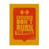 Industrial Style Motivational Gym Poster for Cafe, Bar, and Restaurant Decor
