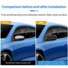 A51K-Per Scirocco 2009-2018 Plastica Porta Laterale Ala Specchietto Retrovisore Corno di Bue Copertura Tappo Accessori Auto