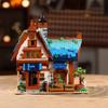 Medieval Architecture Mini Block Building Toys Ideal for Home or Office Decoration with Taverns Inns ManorsSo on LED - Lit