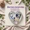 Doktor Srdce Kapesní Objetí Dárek 2D Akrylové Srdce Token povzbuzení s Kartičkou Poděkování Lékaři pro Muže Ženy Zdravotnický Personál