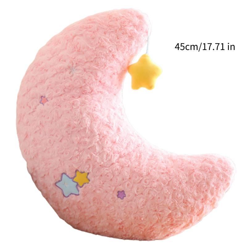 Cute Star And Moon Plush Pillow For Kids Soft And Fluffy Stuffed Toy For Home Decor And Birthday Gifts From Diman