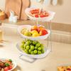 Countertop Serving Bowl with Metal Rack for Fruits, Snacks, And Party Treats