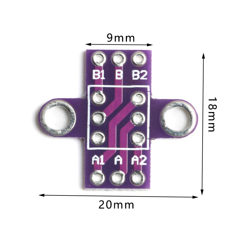10Pcs CJMCU-010 Self-Locking Switch Module DC 12V Double Row Switch with Self-Locking Switch Button Module Board