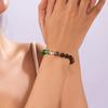 Handmade Geometric Bracelet with Natural Stone Beads Simple Yet Stylish for Casual Outfits and Travel Adventures