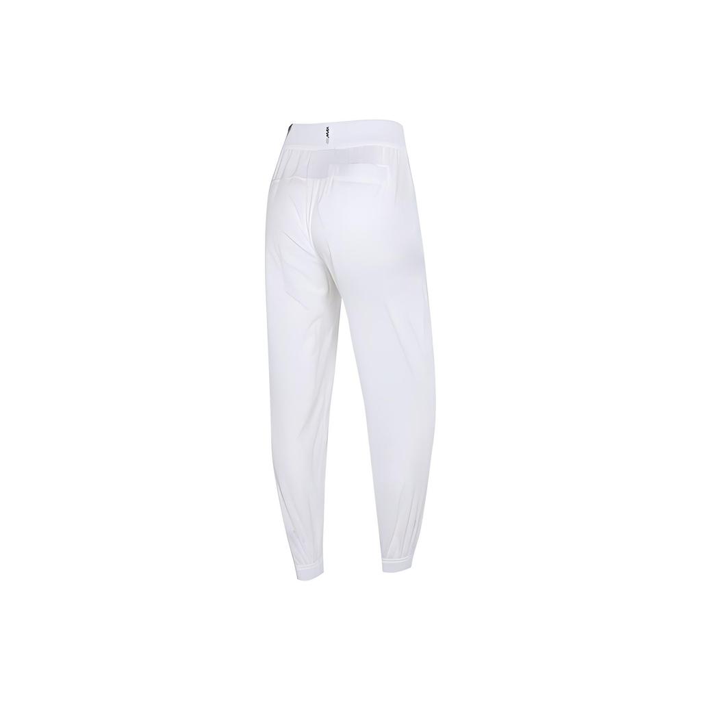 Nike Panel z siatki Jednolite tkane spodnie sportowe długie Damskie doły Białe CZ8287-100