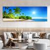 Landscape Tropical Sea Beach Canvas Painting Palm Tree Posters And Prints Wall Art Pictures Living Room Home Decor No Frame