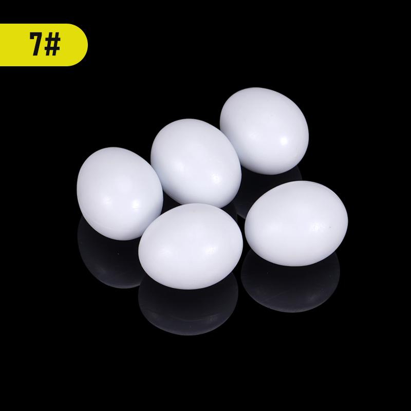 

5/10pcs Simulated Pigeon Eggs Chicken Eggs Simulated Fake Eggs Racing Pigeon Hatching Supplies Bird Raising Tools Hatching Eggs 5pcs