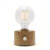 Retro LED Night Light: Rechargeable Bedside Atmosphere Lamp