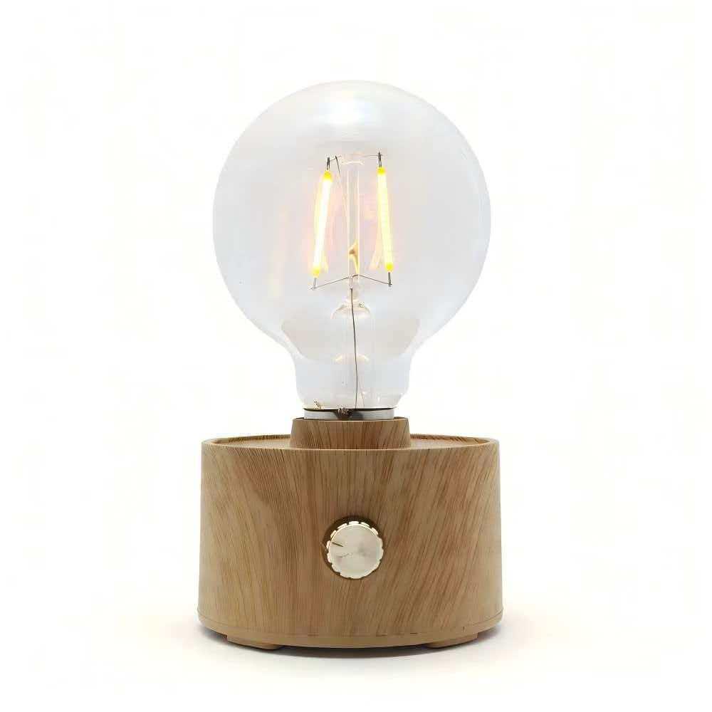 Retro LED Night Light: Rechargeable Bedside Atmosphere Lamp