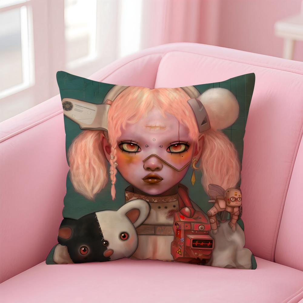 b-Bring Me The Horizon Cushion Cover Comfortable Reversible Pillow Cover Ideal for Car Sofa Bedroom & Beyond