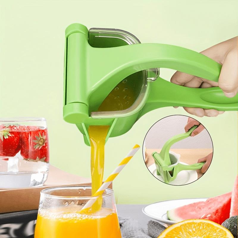 1 st Multifunktionell Manuell Frukt Citron Mini Juicer Handhållen Icke-Elektrisk Press