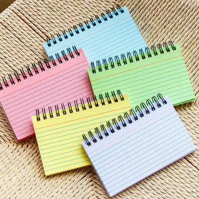Horizontales Notizbuch mit Spiralbindung, abreißbar, Cuaderno, Journal, Notizbuch, Bürobedarf, Tagebuch, Libretas, Schreibwaren, Notizbücher