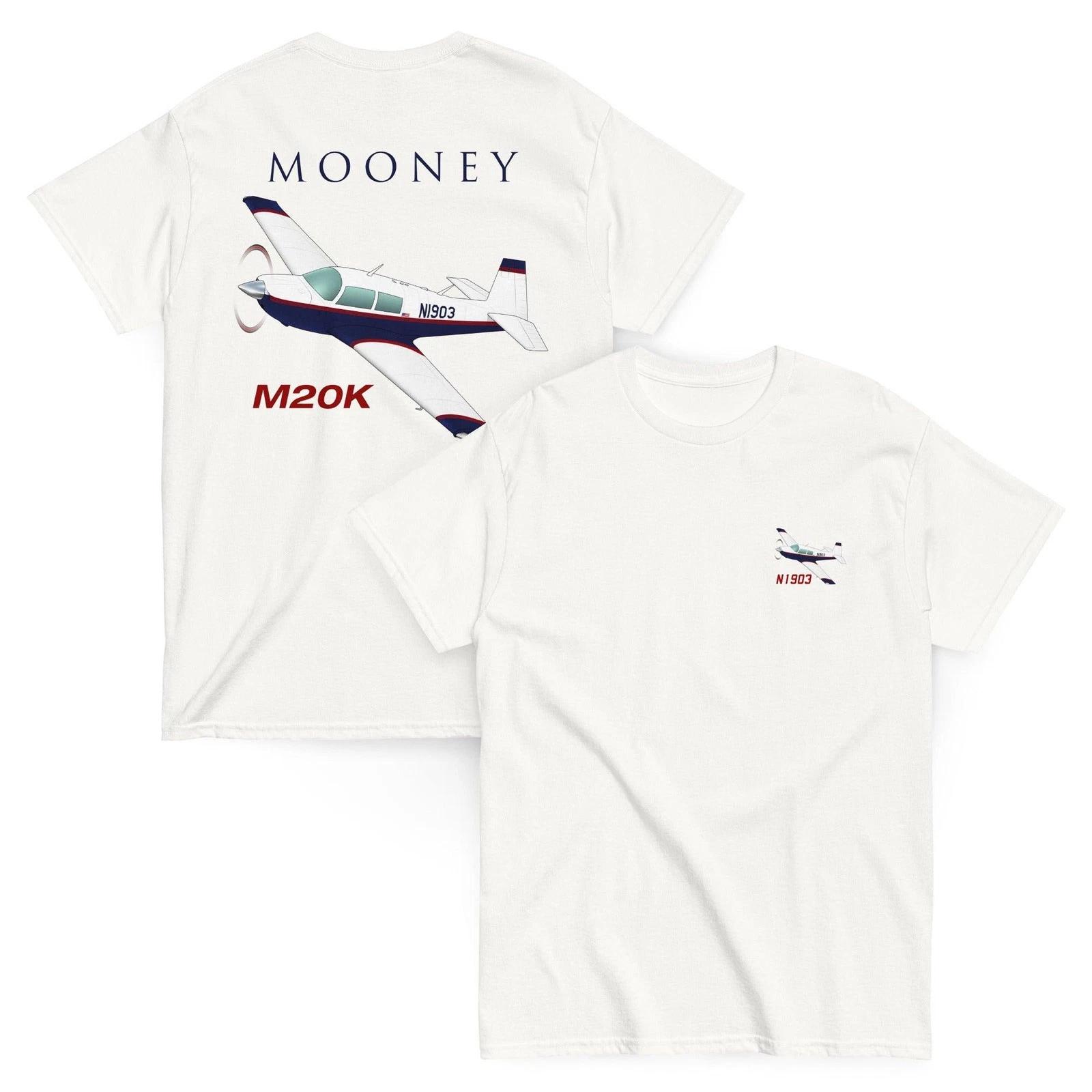Mooney M20K T-Shirt | Personalized N-Number Pilot Gift | Flyboy Toys 3XL