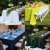 French Style White Tablecloth For Meetings With Waterproof Fabric And Antibacterial Coating For Hotel Decor