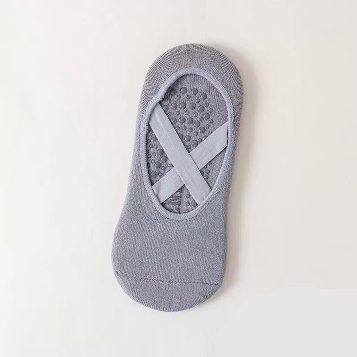 

Women s Non-Slip Yoga Socks - Pure Cotton, Shock-Absorbing Silicone Grip, Low-Cut, Invisible Boat Style. One Size