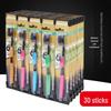 Ally 30-Pack Bamboo Charcoal Soft Toothbrushes