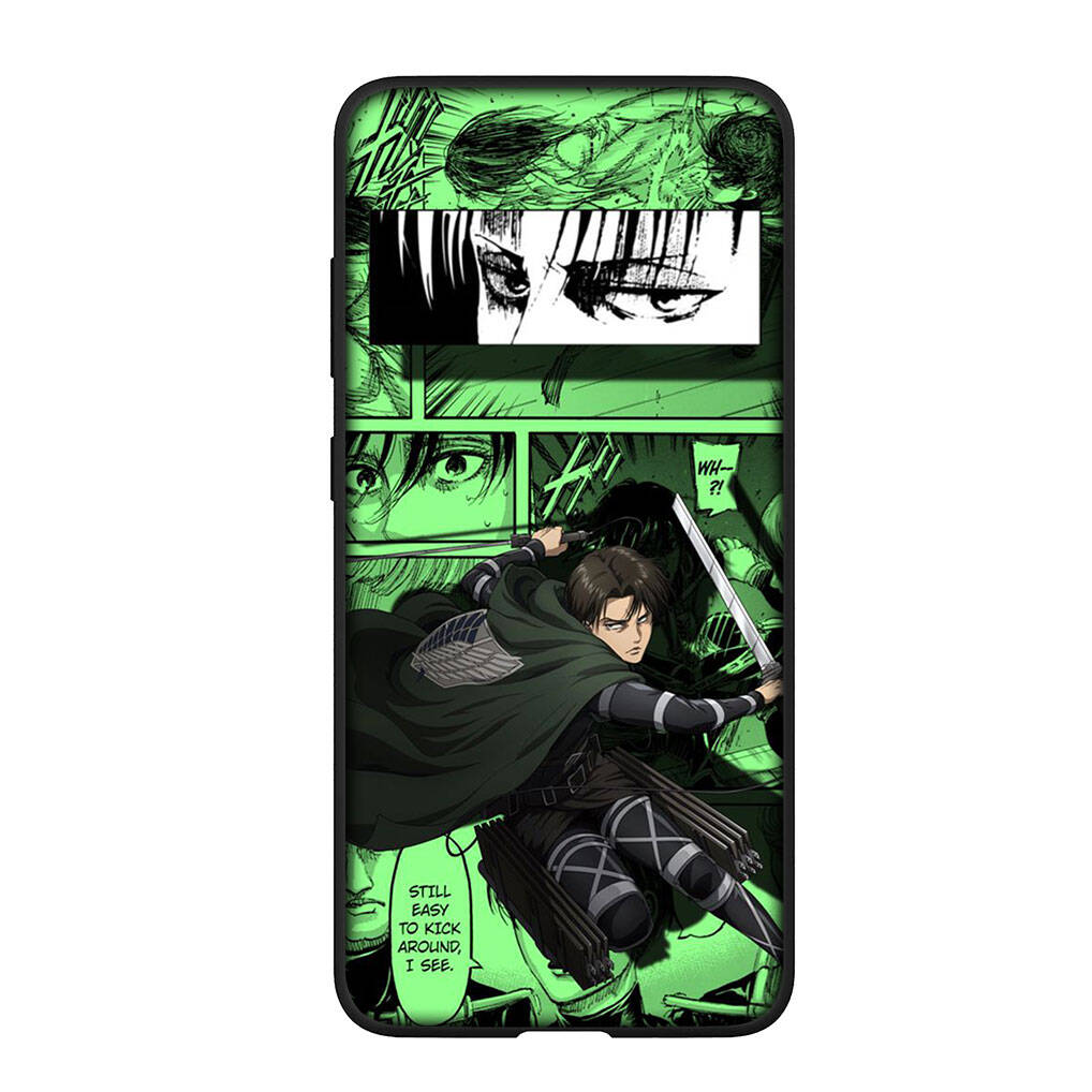 for Motorola Moto Edge 70 60 50 G54 G86 Samsung Galaxy S25 iPhone 17 16 15 Xiaomi Redmi Note 14 13 Pro Phone Case Wallpaper Attack on Titan Levi Cover