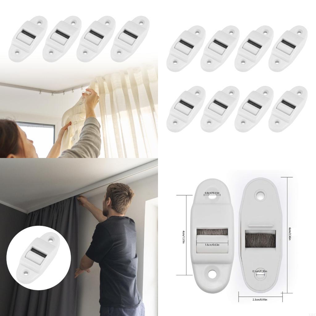 

8Pcs Belt Guide Roller for 14mm Curtain Track Slip Prevention System Smooth Installation Compatibles with Roller Shutter X3UC CN