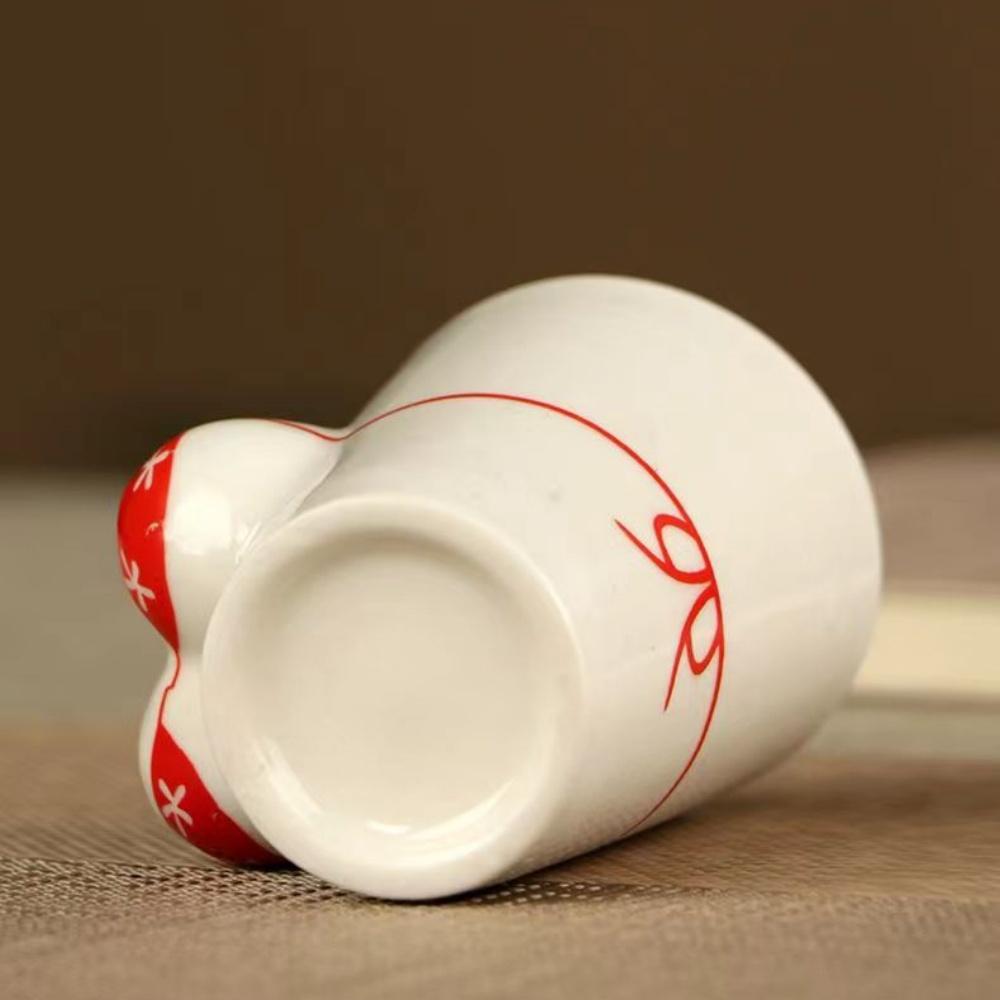 6Pcs/Set Creative Bikini Ceramic Tea Cup Wihite Porcelain Swimsuit Women Body Shot Glass Espresso Cup 50ML