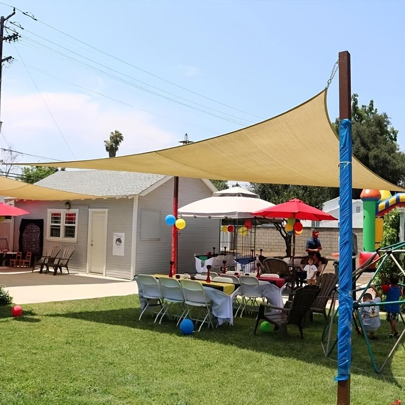 Sun Shade Cloth for Garden Sunblock Mesh Net Canopy Cover Unti-UV Awning Anti Heat with Grommets Backyard Supplies