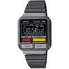 CASIO Digital Watch Vintage Series A120WEGG-1B Unisex Metal Band Mørkegrå Metallic Oversjøisk modell