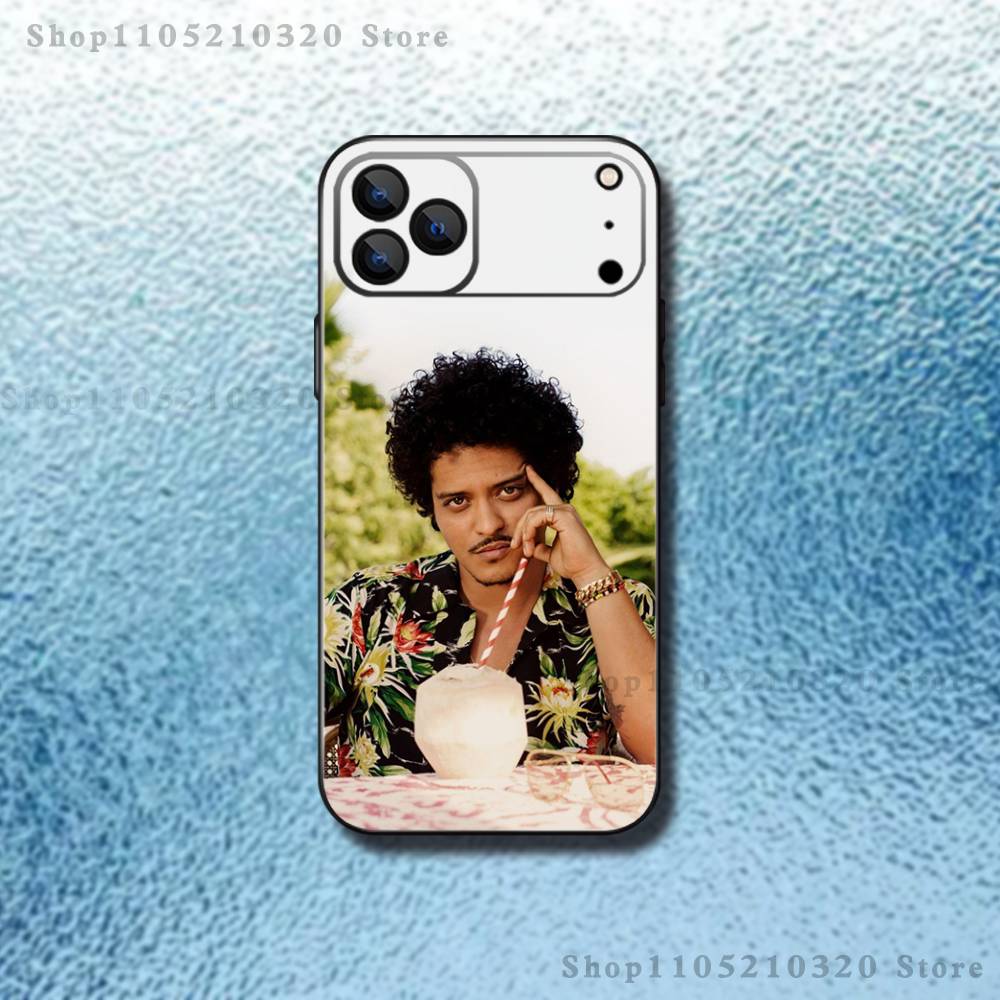 Singer B-Bruno M-Mars Phone Case For iPhone 17,16,15,14,13,12,11,Pro,Max,Plus,E,Air,Mini Protective TPU Cover