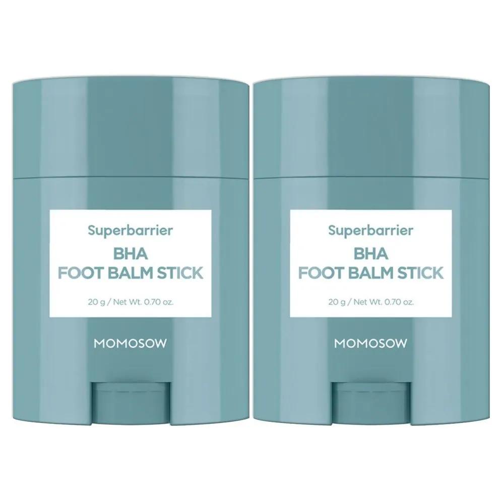 MOMOSOW Super Barrier Foot Balm Stick 20g x 2 tubes Heel and Callus Removal Foot Cream