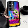 Phone Case for Samsung Galaxy A17 A16 A15 A14 A13 Geometry Dash Game A56 A36 A26 A55 A35 A25 A54 A34 A24 A53 A33 A23 A07 A06