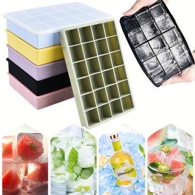 Cube Ice Mold Multi Grid Ice Cube Tray Ice Cubes For Cold Coffee Cocktail Ice Kitchen Supplies Ice Maker For Kids Adults Children's Birthday Gift